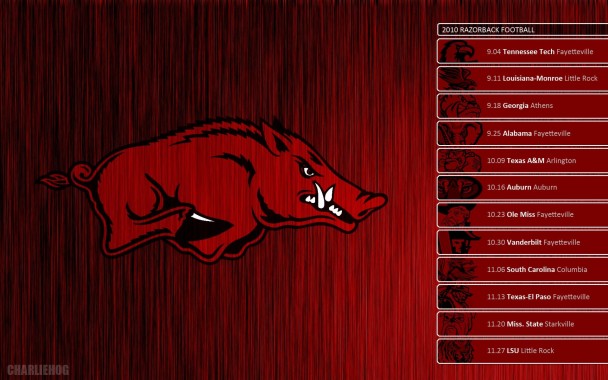 Arkansas Razorbacks College Football Wallpaper 2018 Razorback Football Schedule 1920x1200 4537