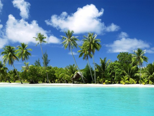 High Resolution Tropical Paradise Desktoplaptop Wallpaper - High ...