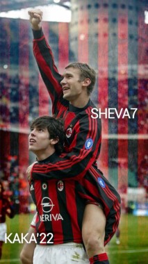 Ac Milan Kaka Shevchenko 480x854 Download Hd Wallpaper Wallpapertip