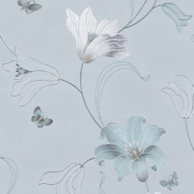 Duck Egg Blue Floral - 720x720 - Download HD Wallpaper - WallpaperTip