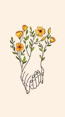 Featured image of post Hand Holding Flower Drawing Step By Step You don t need to wait for christmas to try your hand at these simple