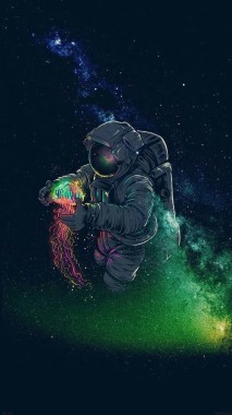 Download Astronaut Jellyfish - WallpaperTip