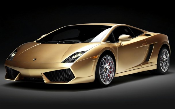 Golden Lamborghini Wallpaper Hd