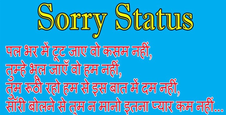 Sorry Status Best Am Sorry Meaning In Hindi 804x411 Download Hd Wallpaper Wallpapertip