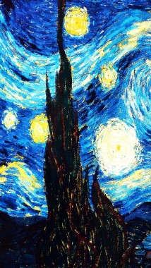 Search Starry Night Iphone Wallpaper s Art Gogh Starry Night Iphone Wallpaper Hd 640x1136 Download Hd Wallpaper Wallpapertip