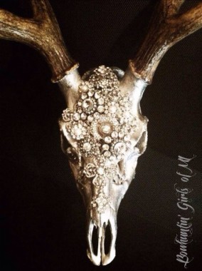 Deer Skull - 444x794 - Download HD Wallpaper - WallpaperTip