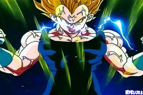 Goku Majin Vegeta Transform Into Ssj2 1080p Hd Cartoon