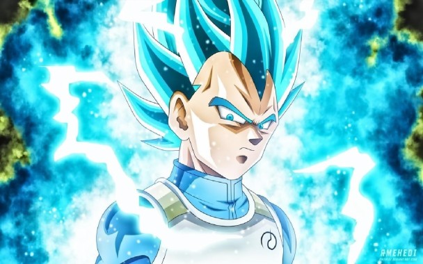 goku blue kaioken and vegeta blue evolution