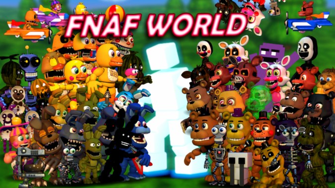 Fnaf world текстуры