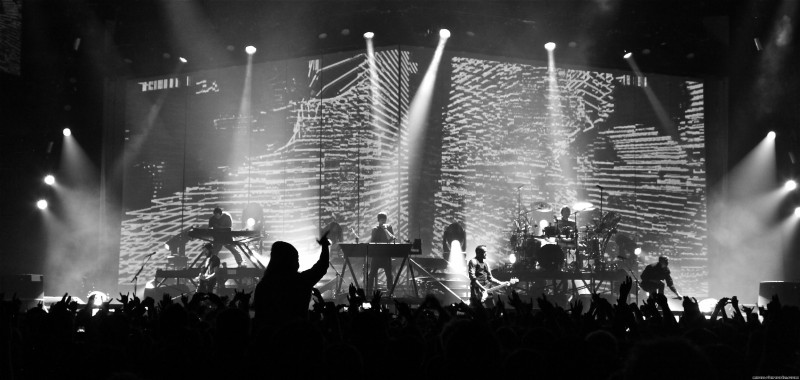 Linkin Park Live Wallpaper Concert Linkin Park Black White 5216x2477 Download Hd Wallpaper Wallpapertip