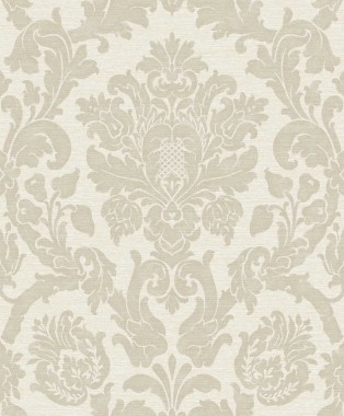 Damask Wallpaper Red On Cream - 1000x1000 - Download HD Wallpaper ...