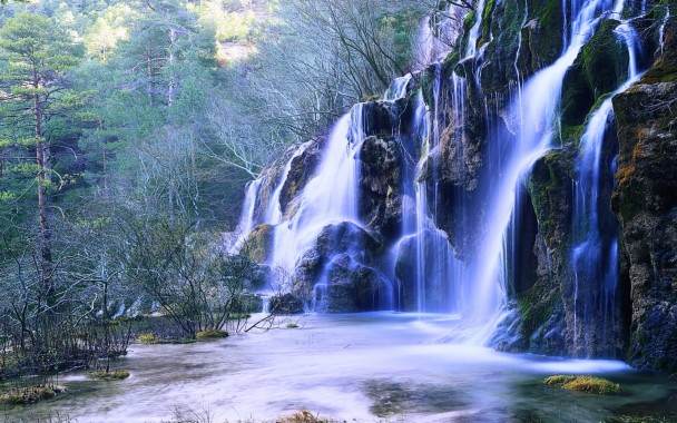 Hd Water Fall 1606x906 Download Hd Wallpaper Wallpapertip