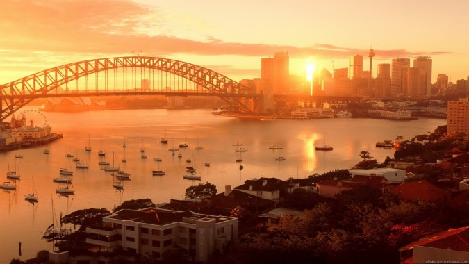 Travel Wallpaper 46535 - Sydney Harbour Bridge - 1920x1080 - Download ...