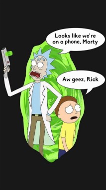 Looks Like We Re In A Phone Morty 500x750 Download Hd Wallpaper Wallpapertip
